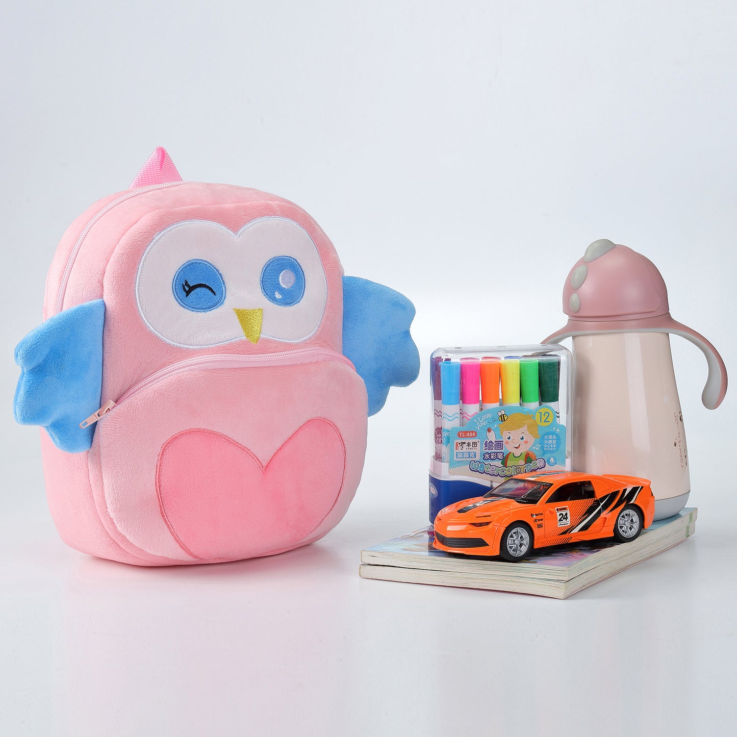 Treasured Cubs Pink Owl Backpack