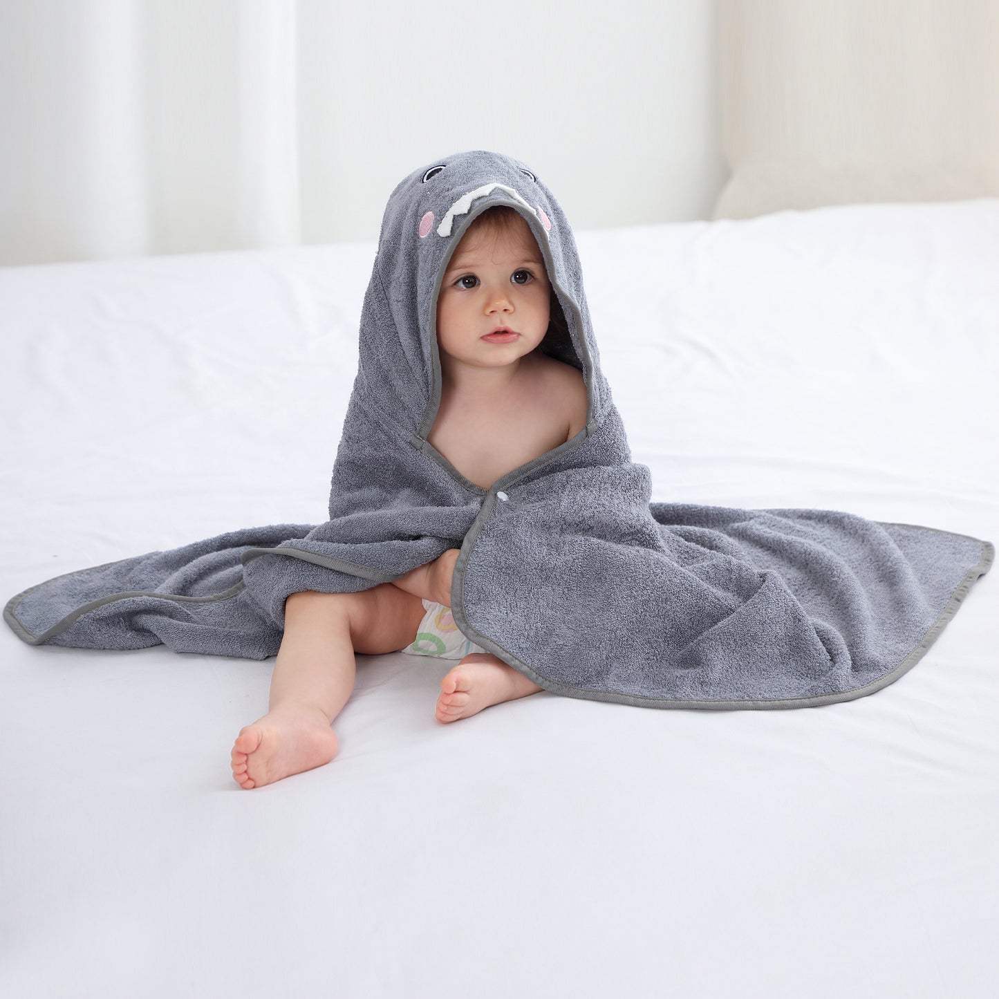 Snappy Shark Bamboo Towel